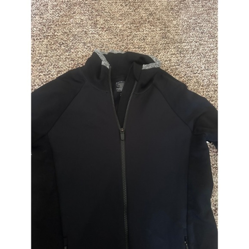 Athleta full zip,‎ black jacket, size SM - Picture 2 of 7